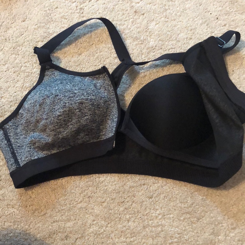 Front zip and clip Victoria’s secret sports bra